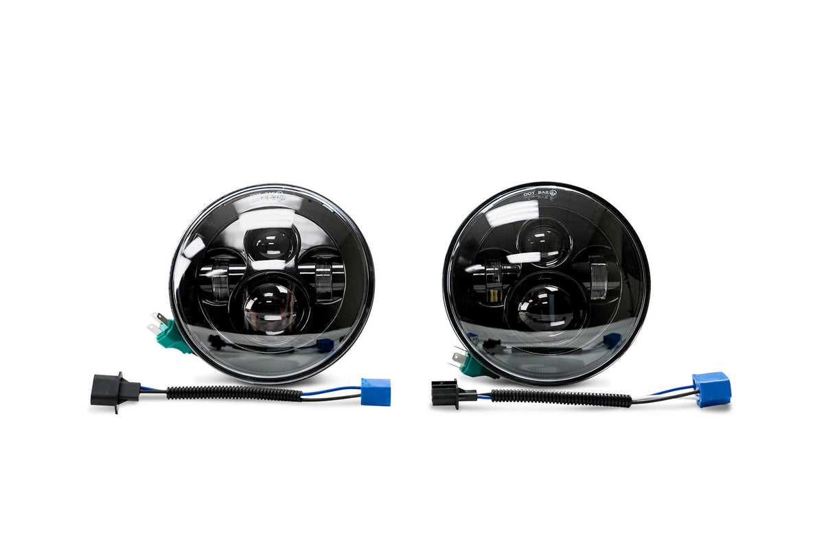 2007-2018 Jeep JK Projector LED Headlights