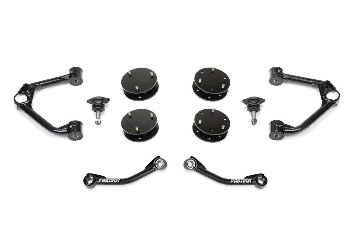 3″ Ball Joint UCA Lift Kit – Front & Rear Shock Spacers – K1184