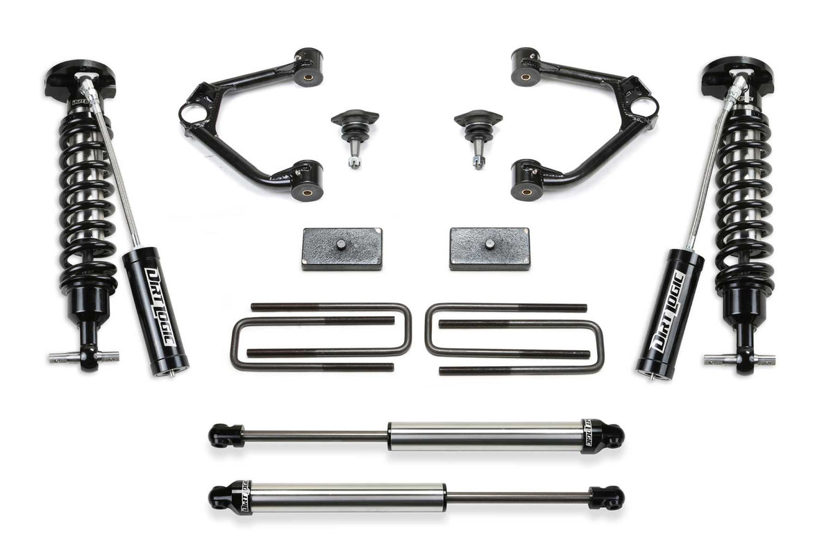 1.5″ Ball Joint UCA Lift Kit – Front Dirt Logic 2.5 Resi Coilovers & Rear Dirt Logic 2.25 Shocks – K1196DL