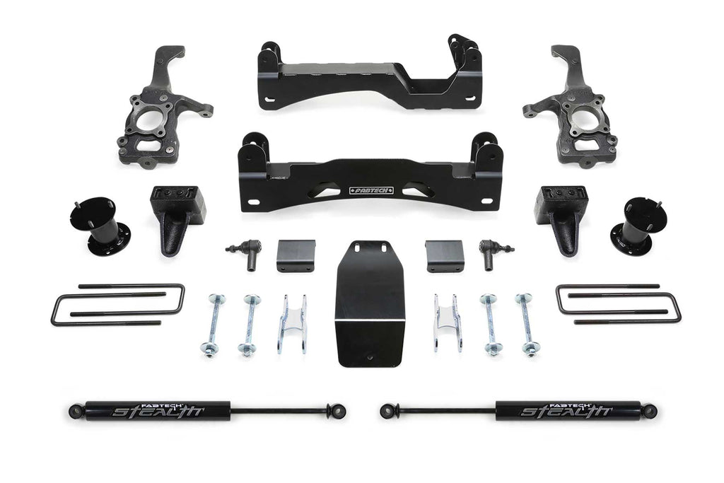6" Basic System w/ Front Stock Coilover Spacers & Rear Stealth Shocks - K2194M