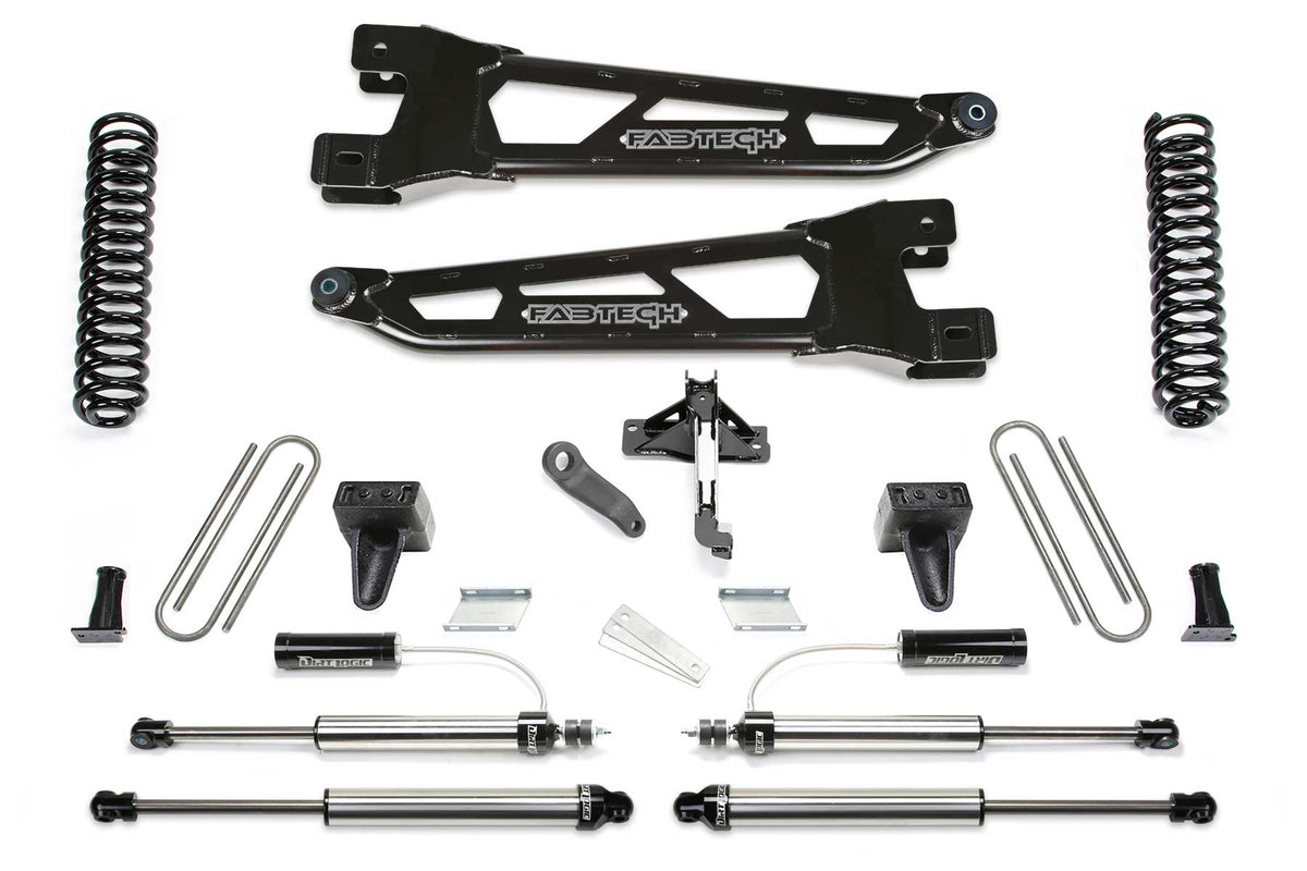 6″ Radius Arm Lift Kit – Front Dirt Logic 2.25 Resi Shocks &amp; Rear Dirt Logic 2.25 Shocks – K2414DL
