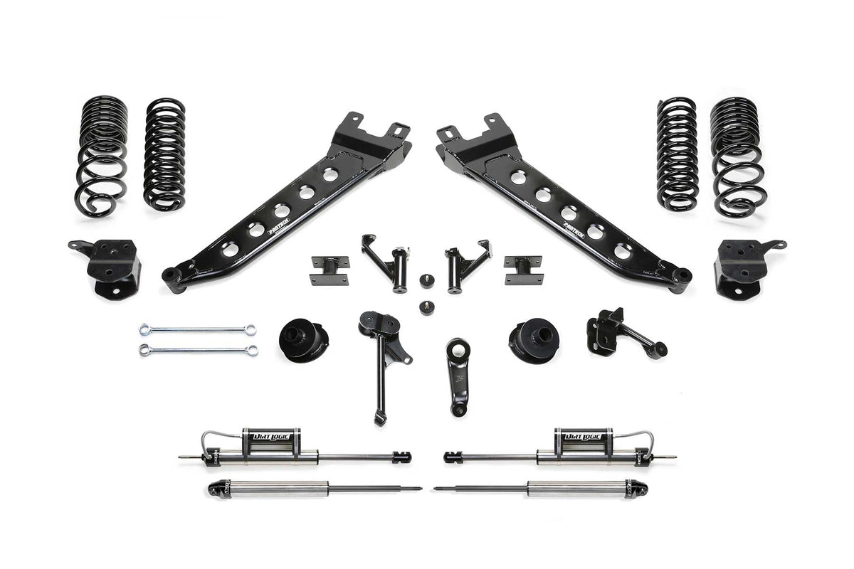7″ Radius Arm System w/Coil Springs & Front Dirt Logic 2.25 Resi Shocks & Rear Dirt Logic Shocks – K3156DL