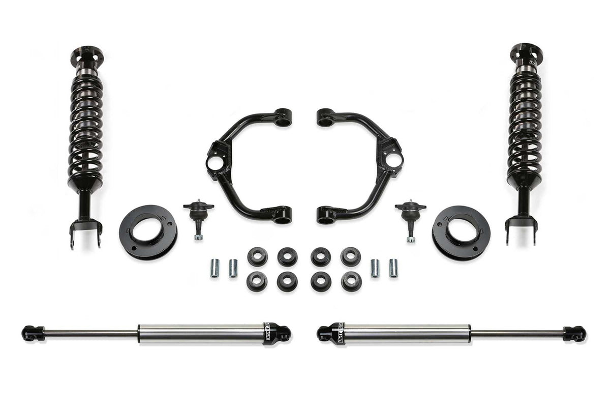 3″ Ball Joint UCA Lift Kit w/ Front Dirt Logic 2.5 Coilovers &amp; Rear Dirt Logic 2.25 Shocks – K3169DL