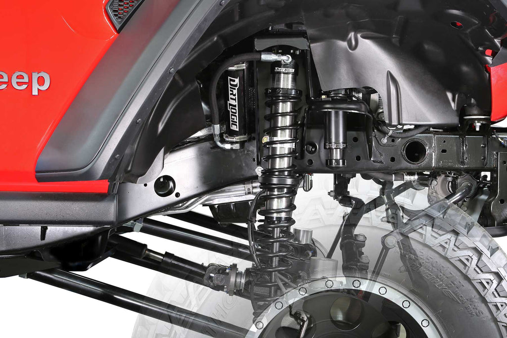 5″ Crawler&reg; System w/ Front Dirt Logic 2.5 Resi Coilovers & Rear Dirt Logic 2.25 Shocks – K4148DL