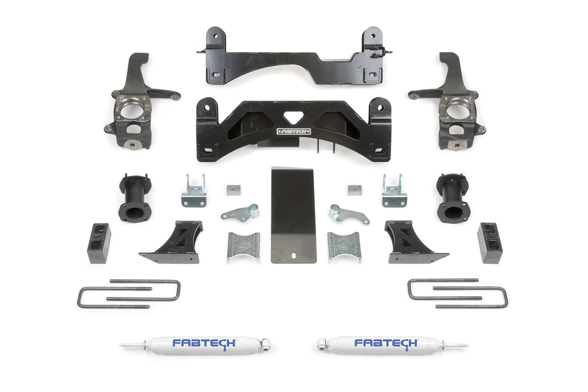 6″ Basic System w/ Coilover Spacers & Rear Performance Shocks – K7054