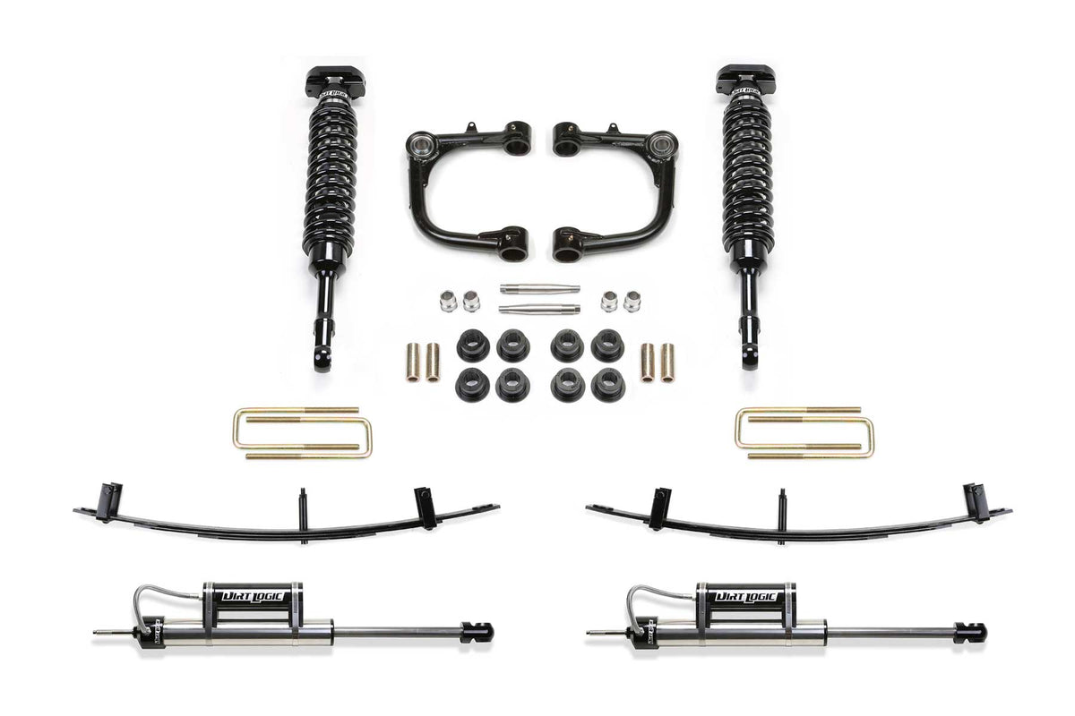 3″ Uniball UCA System w/ Front Dirt Logic 2.5 Coilovers & Rear Dirt Logic 2.25 Resi Shocks w/Spring Pack – K7064DL