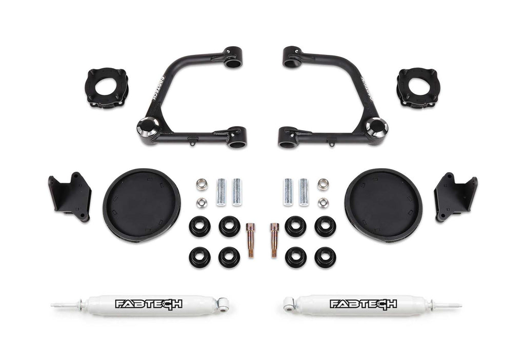3″ Uniball UCA Lift Kit – Front Shock Spacers & Rear Coil Spring Spacers w/ Rear Performance Shocks – K7086