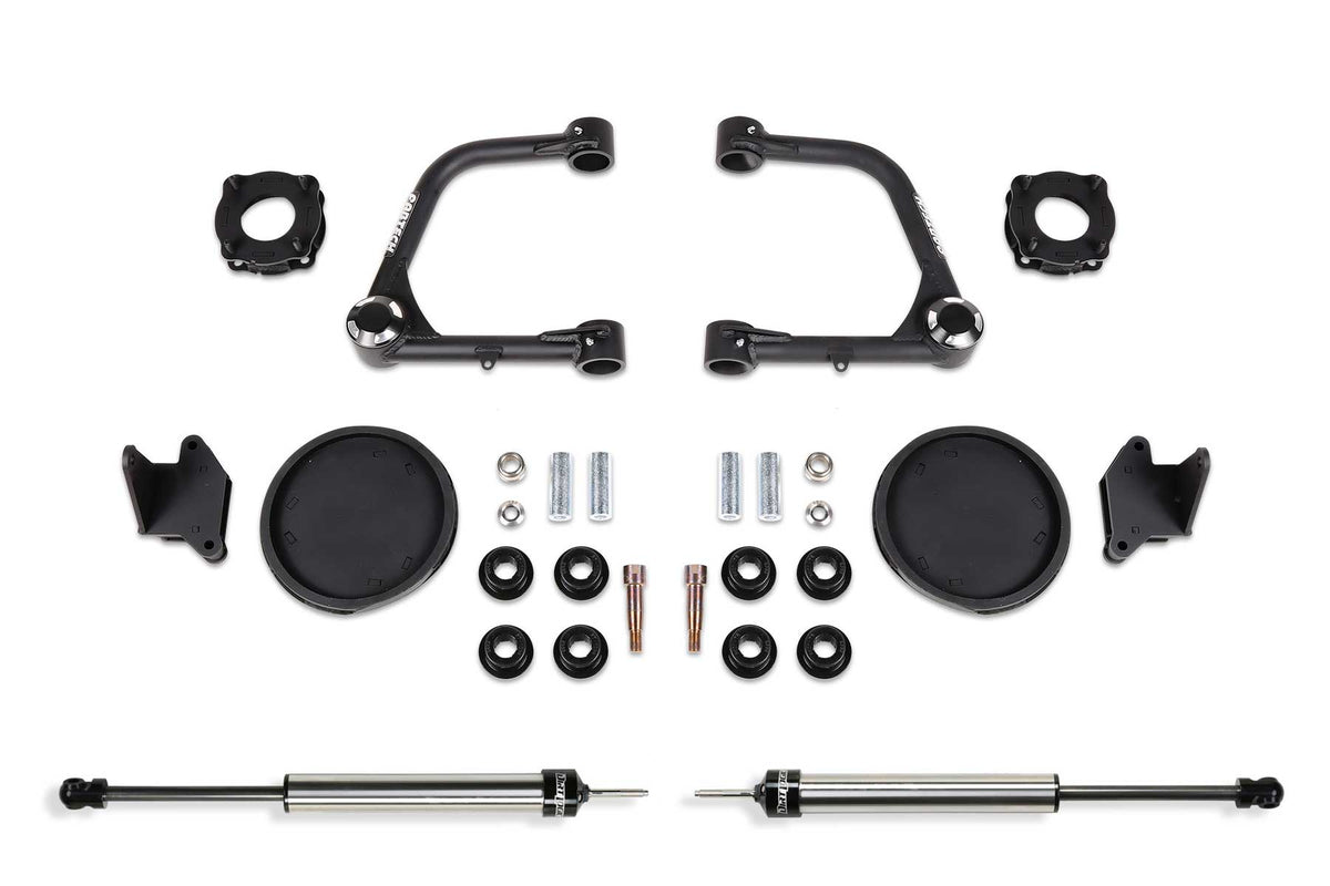 3″ Uniball UCA Lift Kit – Front Shock Spacers & Rear Coil Spring Spacers w/Rear Dirt Logic 2.25 Shocks – K7086DL