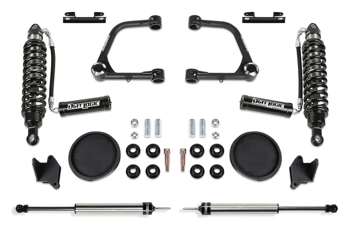 3″ Uniball UCA Lift Kit – Front Dirt Logic 2.5 Resi Coilovers & Rear Coil Spring Spacers w/Rear Dirt Logic 2.25 Shocks – K7088DL