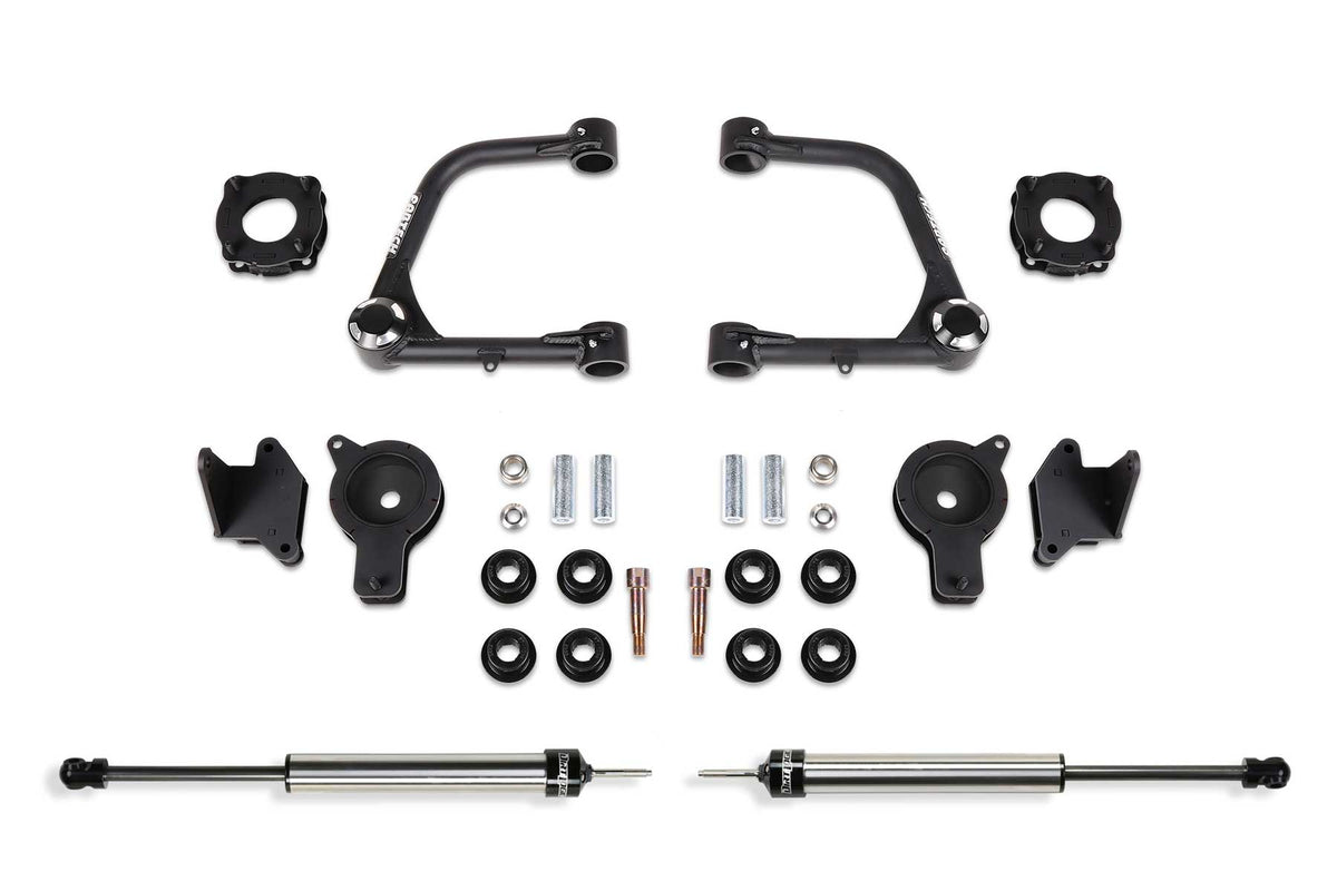 3″ Uniball UCA Lift Kit – Front Shock Spacers &amp; Rear Air Bag Spacers w/Rear Dirt Logic 2.25 Shocks – K7089DL