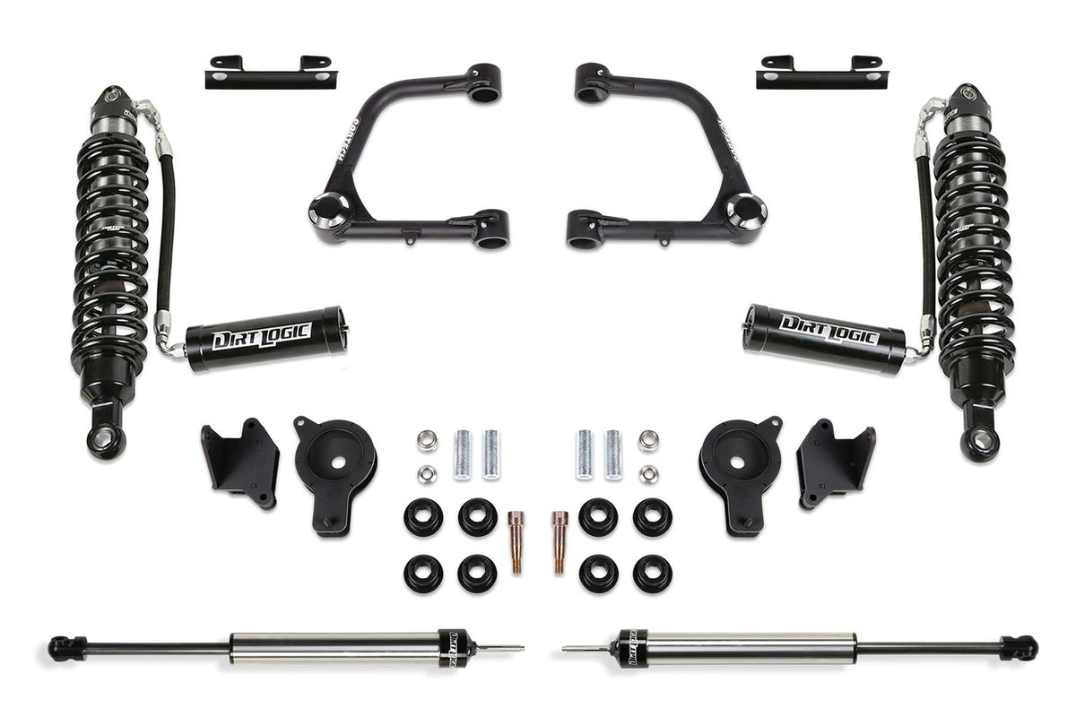 3″ Uniball UCA Lift Kit – Front Dirt Logic 2.5 Resi Coilovers &amp; Rear Air Bag Spacers w/Rear Dirt Logic 2.25 Shocks – K7091DL