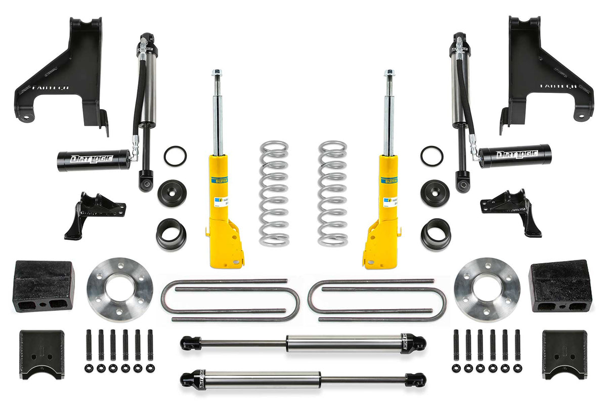 1.5″ Coil Assist Kit – Front Bilstein B6 Struts w/Dirt Logic 2.25 Resi Auxiliary Shocks & Rear Dirt Logic 2.25 Shocks – K9004DL