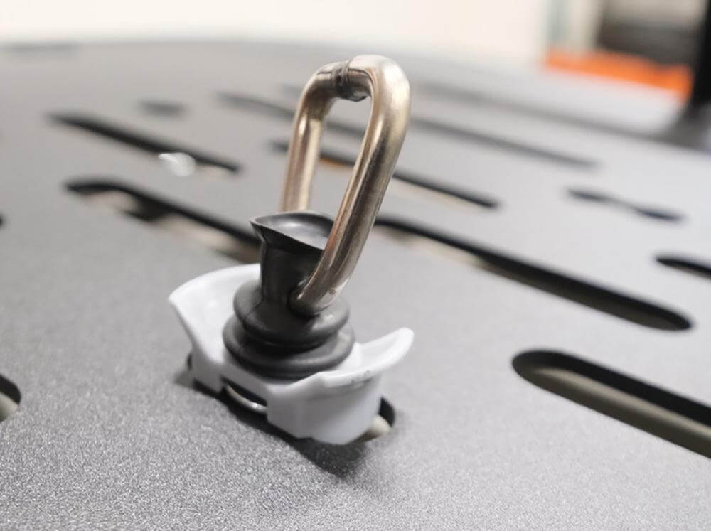 Adventure Van L-Track Anchors with D-Ring Hooks - 10 Pack
