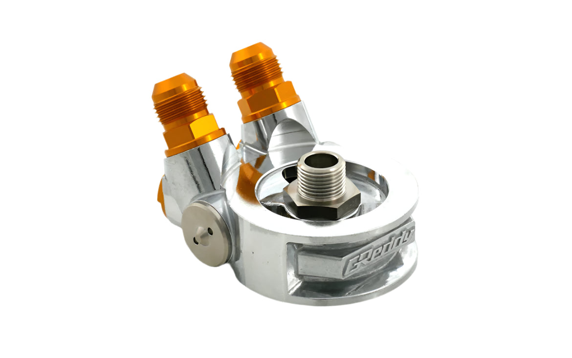 Revised GReddy Std. Oil Cooler Block Adapter - Universal