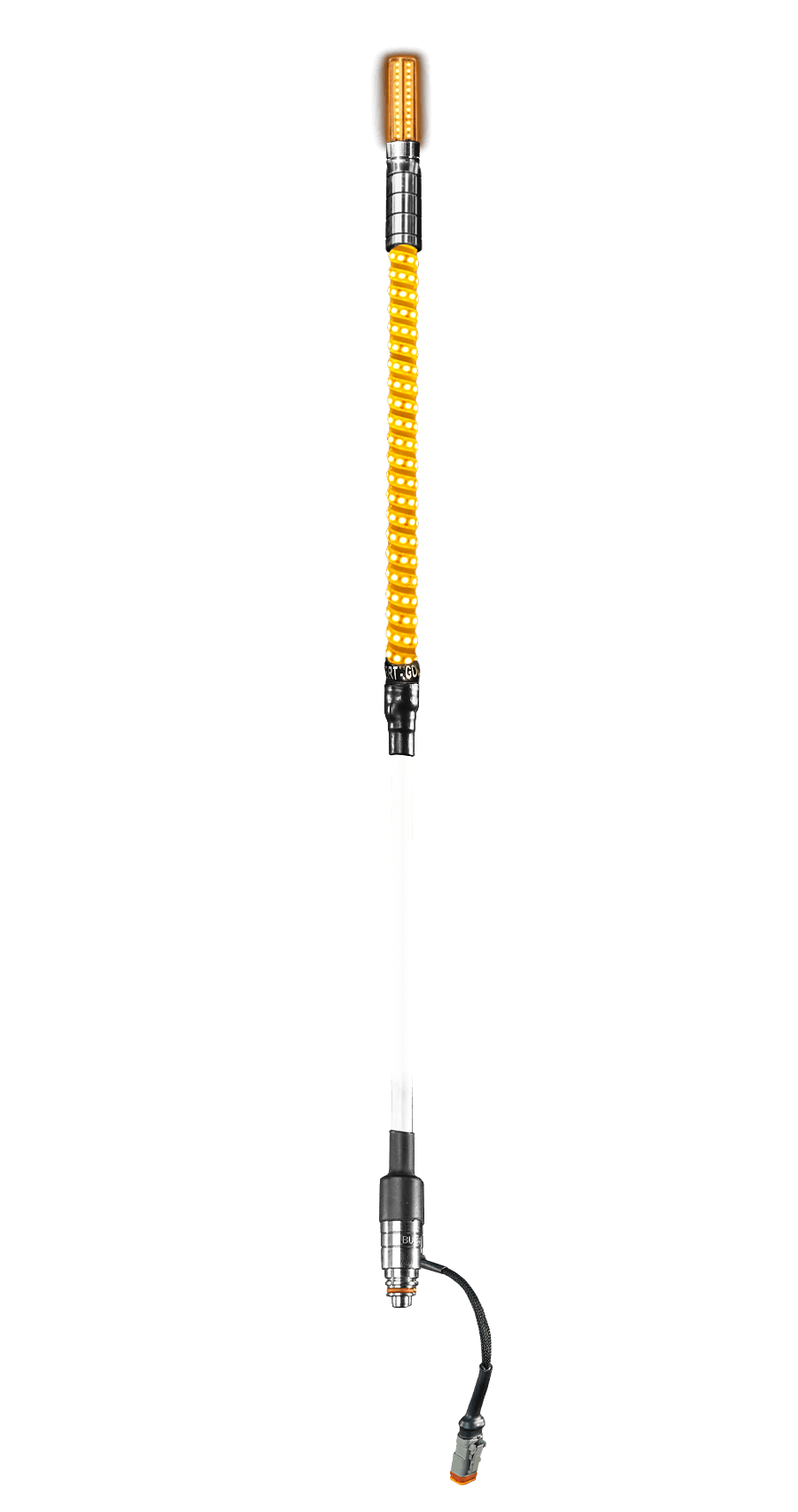 LED Partially Lighted Whip With Lighted Top Option - Deutsch Connection