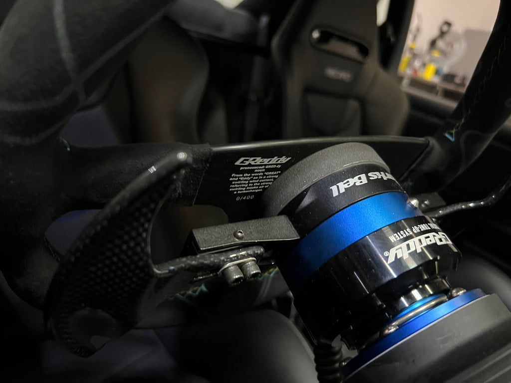 BLUE GREDDY RAPFIX II STEERING WHEEL QUICK RELEASE HUB - (70723801)