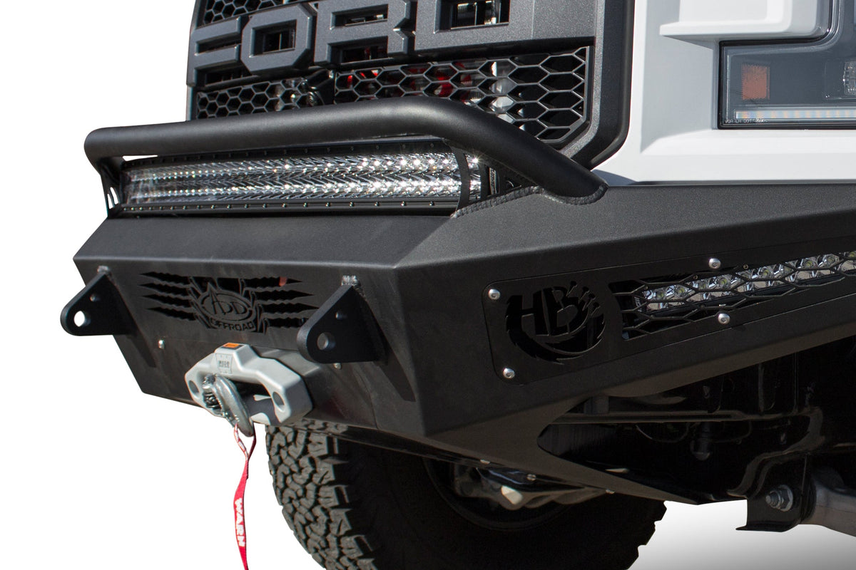 2017-2020 Ford F-150 Raptor HoneyBadger Front Bumper with Winch Mount | Heritage