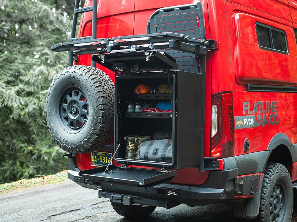 Shelves for Van Rear Storage Box
