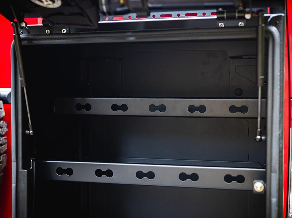 Shelves for Van Rear Storage Box