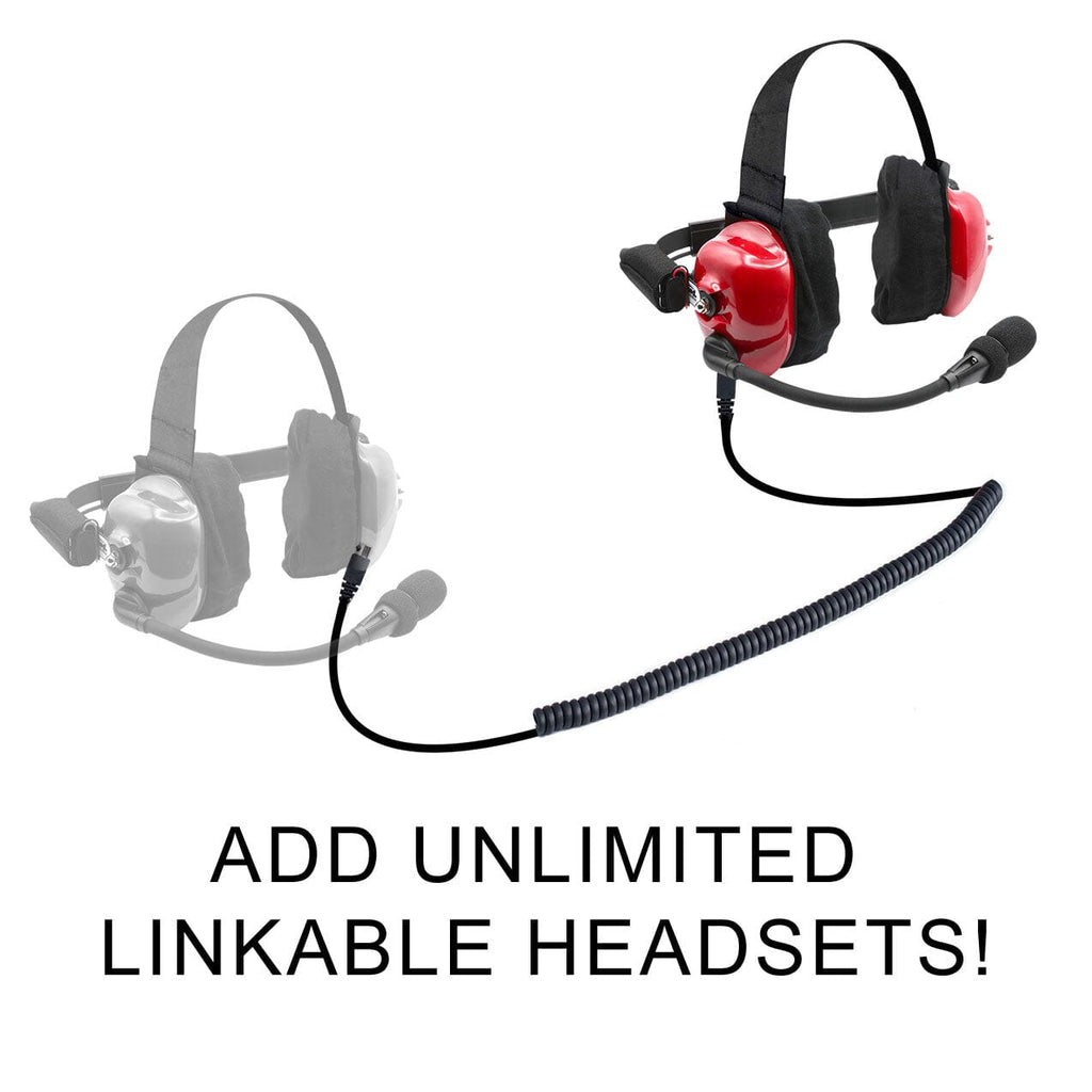 Track Talk Linkable Intercom Headset - Model H80 - CLEARANCE