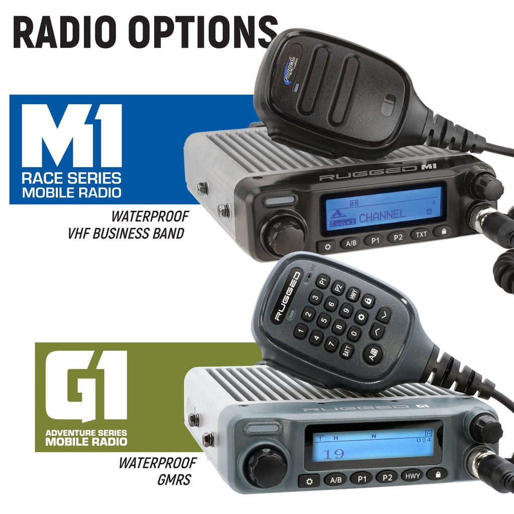 2025 and Newer Polaris RZR Pro XP, Pro R, and Pro S - Complete Communication Kit with Bluetooth Intercom and 2-Way Radio