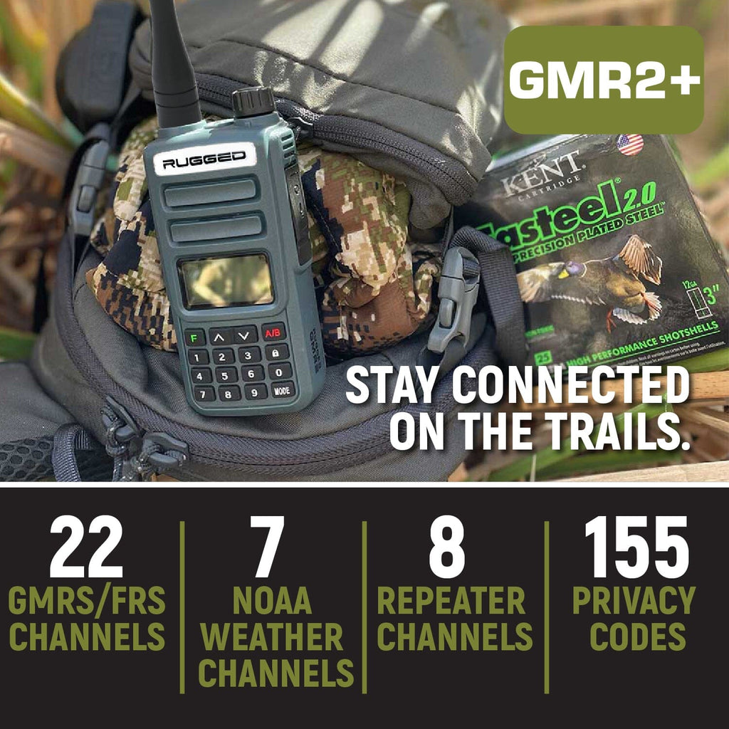 GMRS and FRS Handheld Radio - Model GMR2-PLUS - CLEARANCE