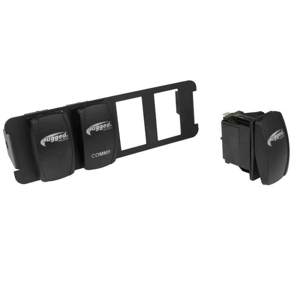 Waterproof Rocker Switch with Blue Backlight - CLEARANCE