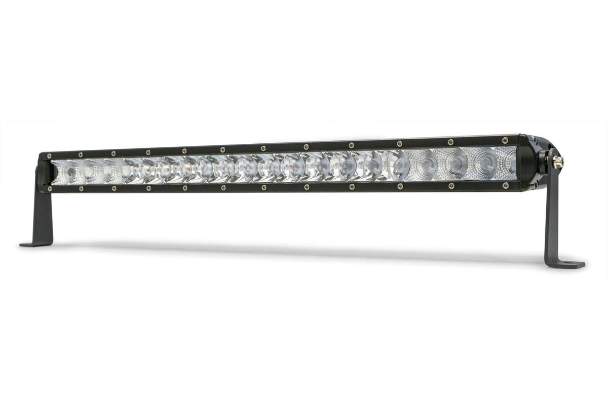 Single Row LED Light Bar with Chrome Face