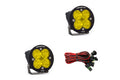 Squadron-R Pro Black LED Light Pod Pair, Amber Wide/Cornering Lens