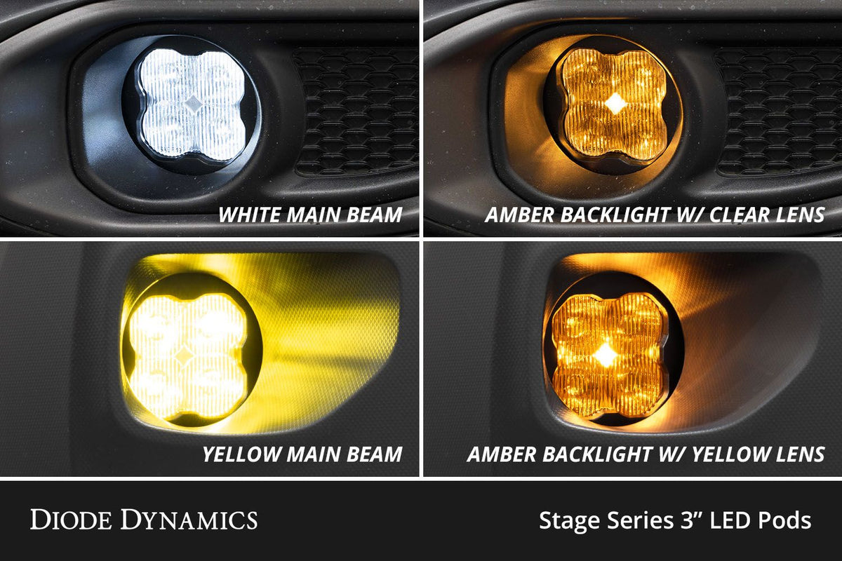 Diode Dynamics SS3 LED Fog Light Kit for 2010-2018 Ram 2500/3500