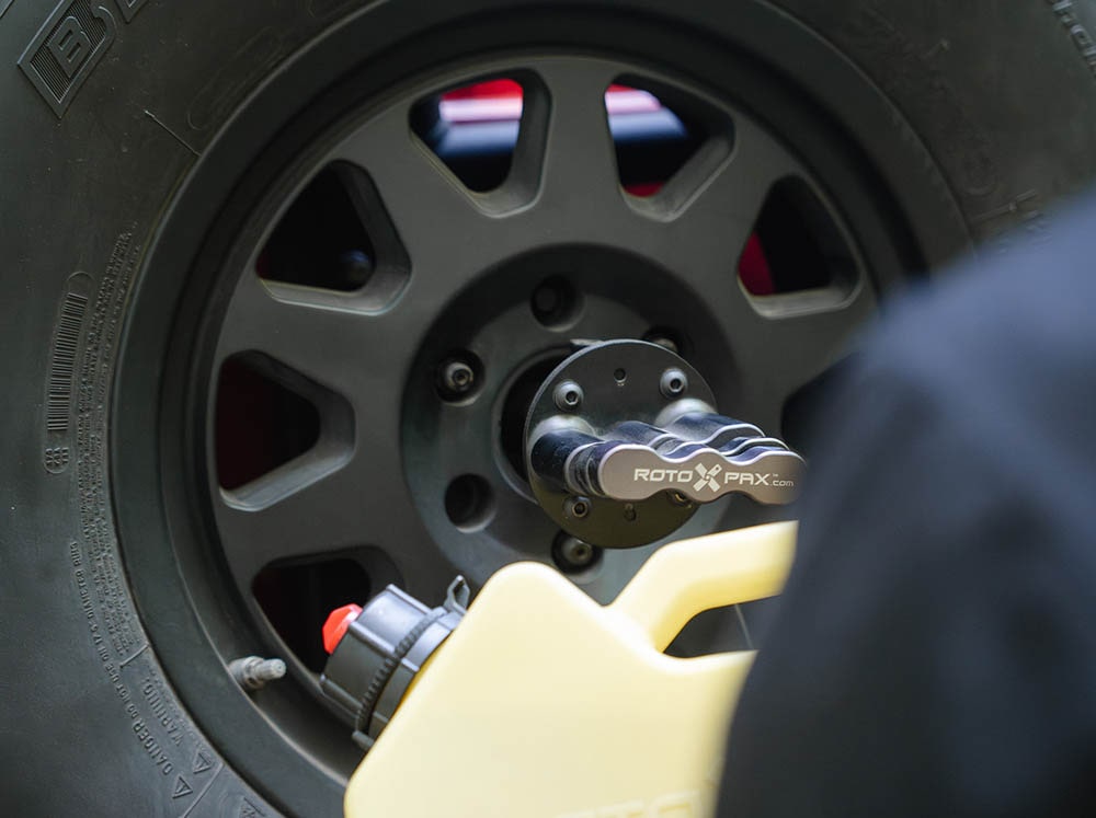 Tire Carrier Rotopax Adapter