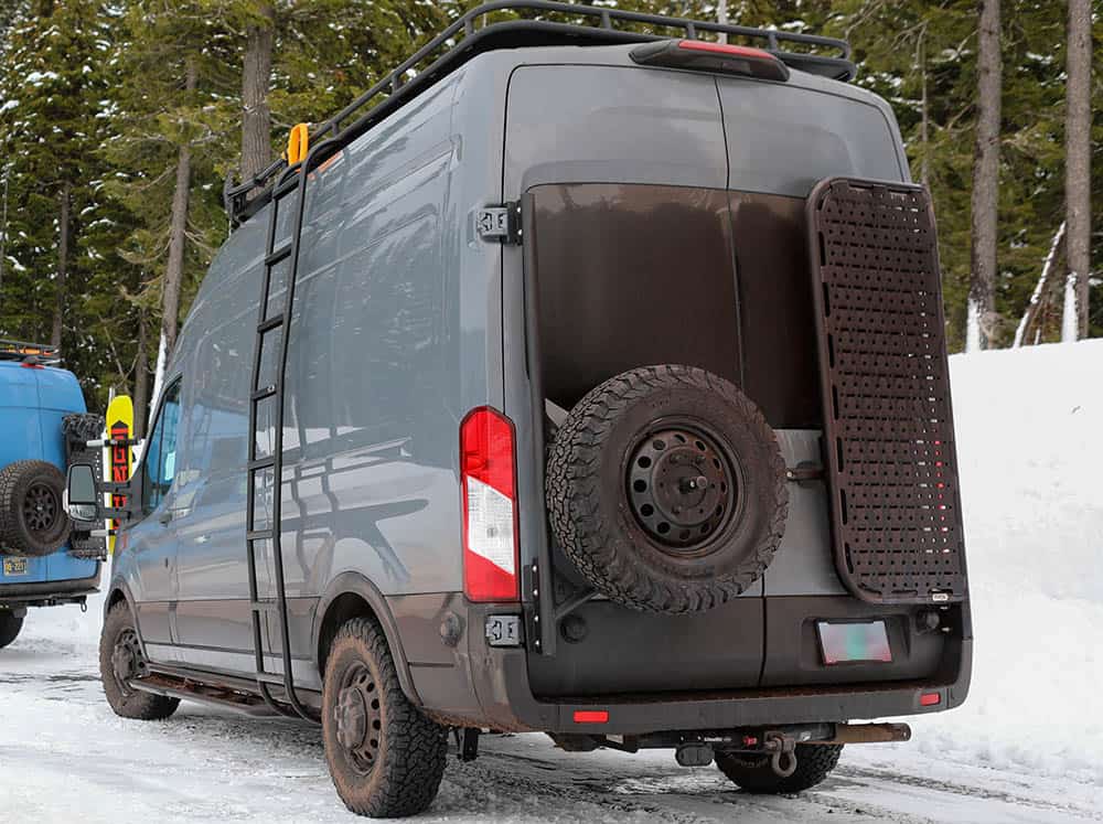 Transit Rear Tire Carrier