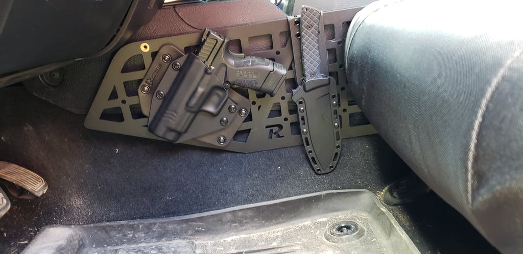 2014-2021 2nd Gen Tundra Center Console Molle Storage Panel Organizer