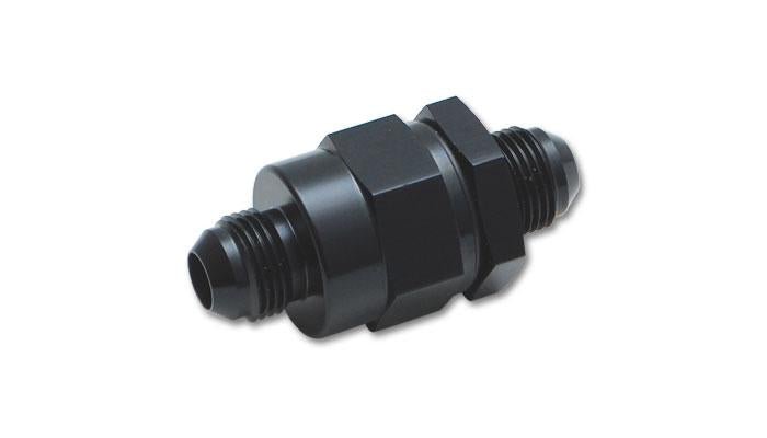 Vibrant Fuel Pump Check Valve -6AN Male Flare to 12mm x 1.5 Metric