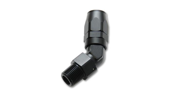 Vibrant Male -8AN 45 Degree Hose End Fitting - 7/8-14 Thread (10)