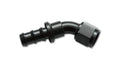 Vibrant Push-On 30 Degree Hose End Elbow Fitting Size -4AN