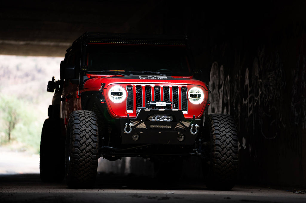 2018-2026 Jeep Wrangler JL & Gladiator JT LED Headlights | Chrome