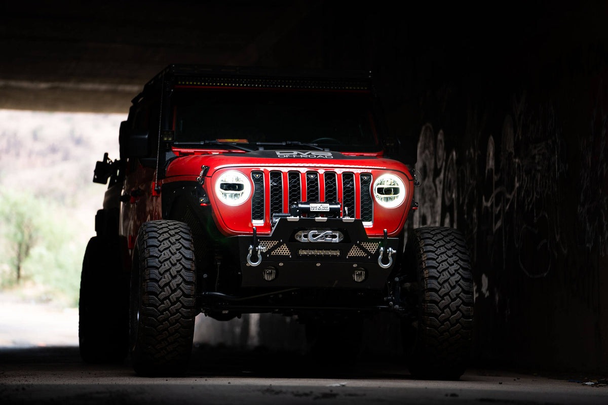 2018-2026 Jeep Wrangler JL & Gladiator JT LED Headlights | Chrome