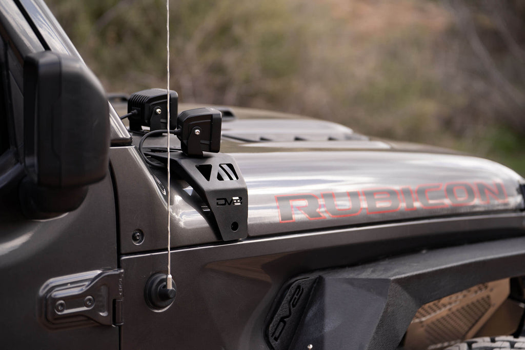 2018-2026 Jeep Wrangler JL & Gladiator JT A-Pillar Dual Pod Light Mounts
