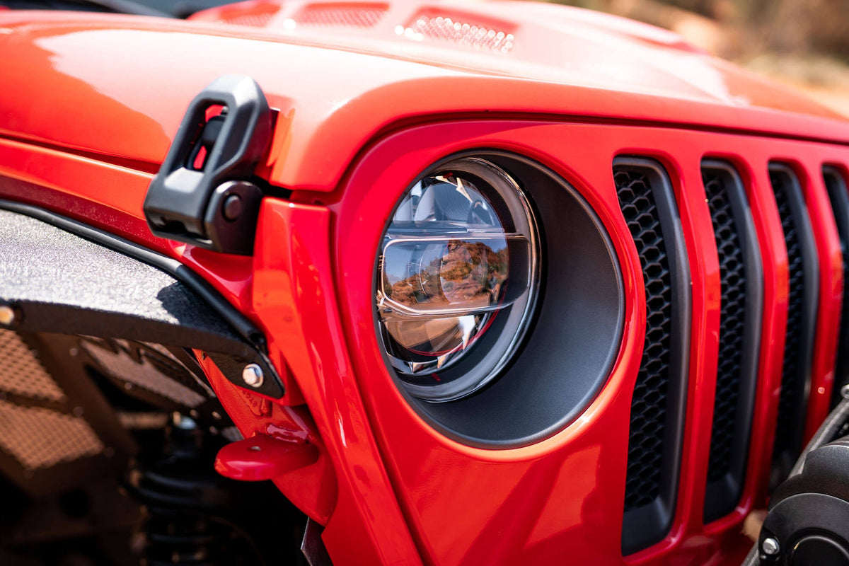 2018-2026 Jeep Wrangler JL & Gladiator JT LED Headlights | Chrome