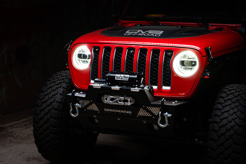 2018-2026 Jeep Wrangler JL & Gladiator JT LED Headlights | Chrome