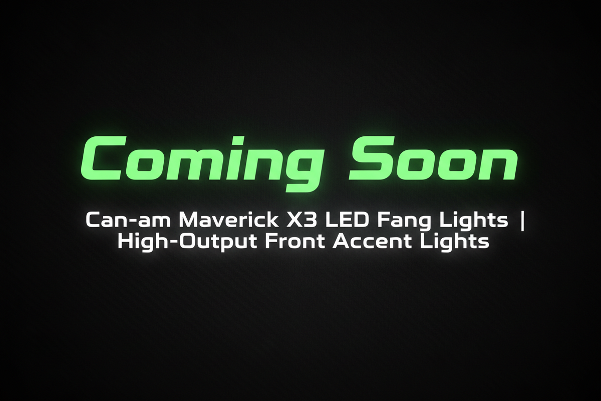 Can-Am Maverick X3 LED Fang Lights | High-Output Front Accent Lights (Coming Soon)