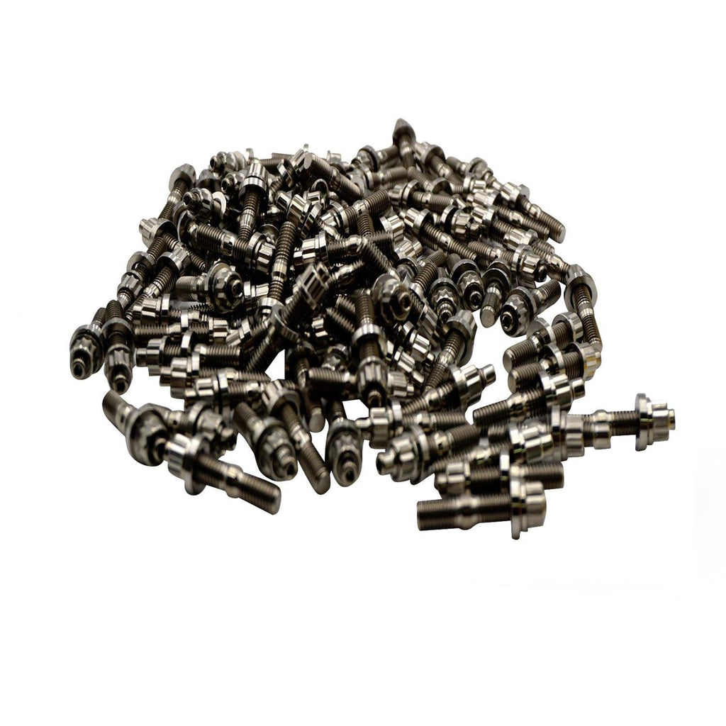 BLOX Racing XTREME Titanium Intake/Exhaust Manifold Studs 65mm - Raw